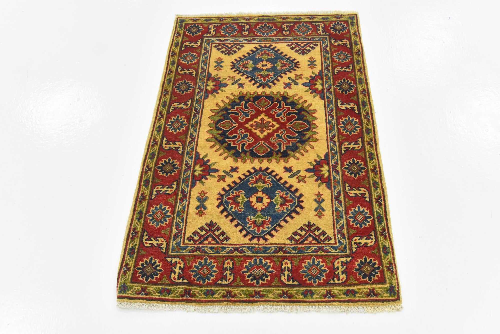 2' 7 x 4' 1 Hand Knotted Kazak Rug