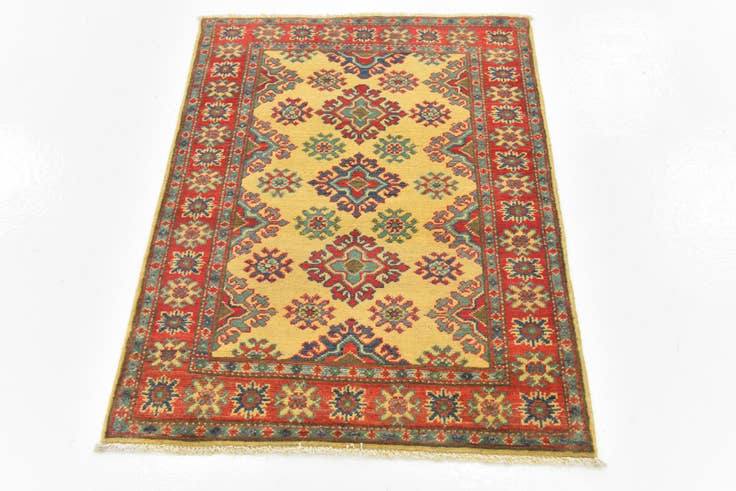 Detail image of 2' 9 x 3' 9 Hand Knotted Kazak Rug