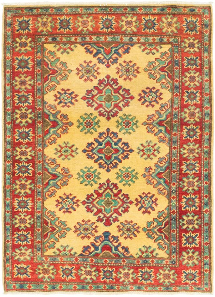 Detail image of 2' 9 x 3' 9 Hand Knotted Kazak Rug