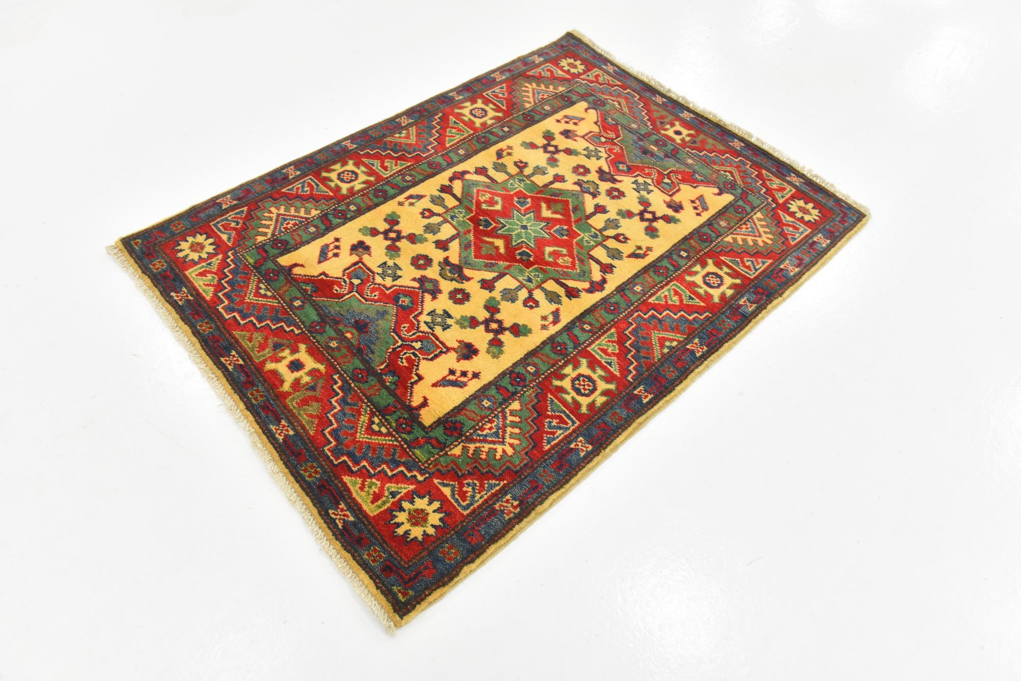 2' 10 x 3' 10 Hand Knotted Kazak Rug