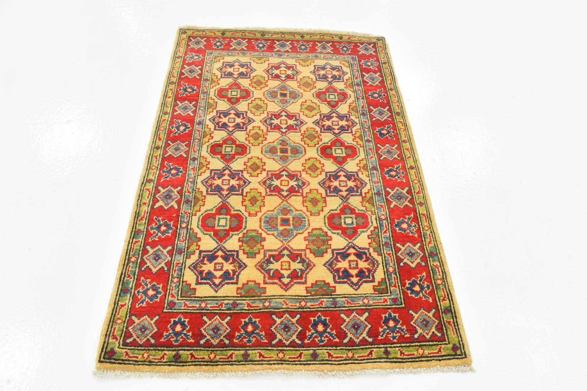 2' 10 x 4' 3 Hand Knotted Kazak Rug