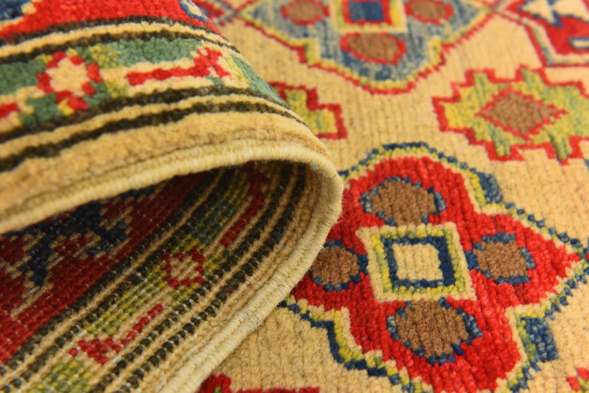 2' 10 x 4' 3 Hand Knotted Kazak Rug