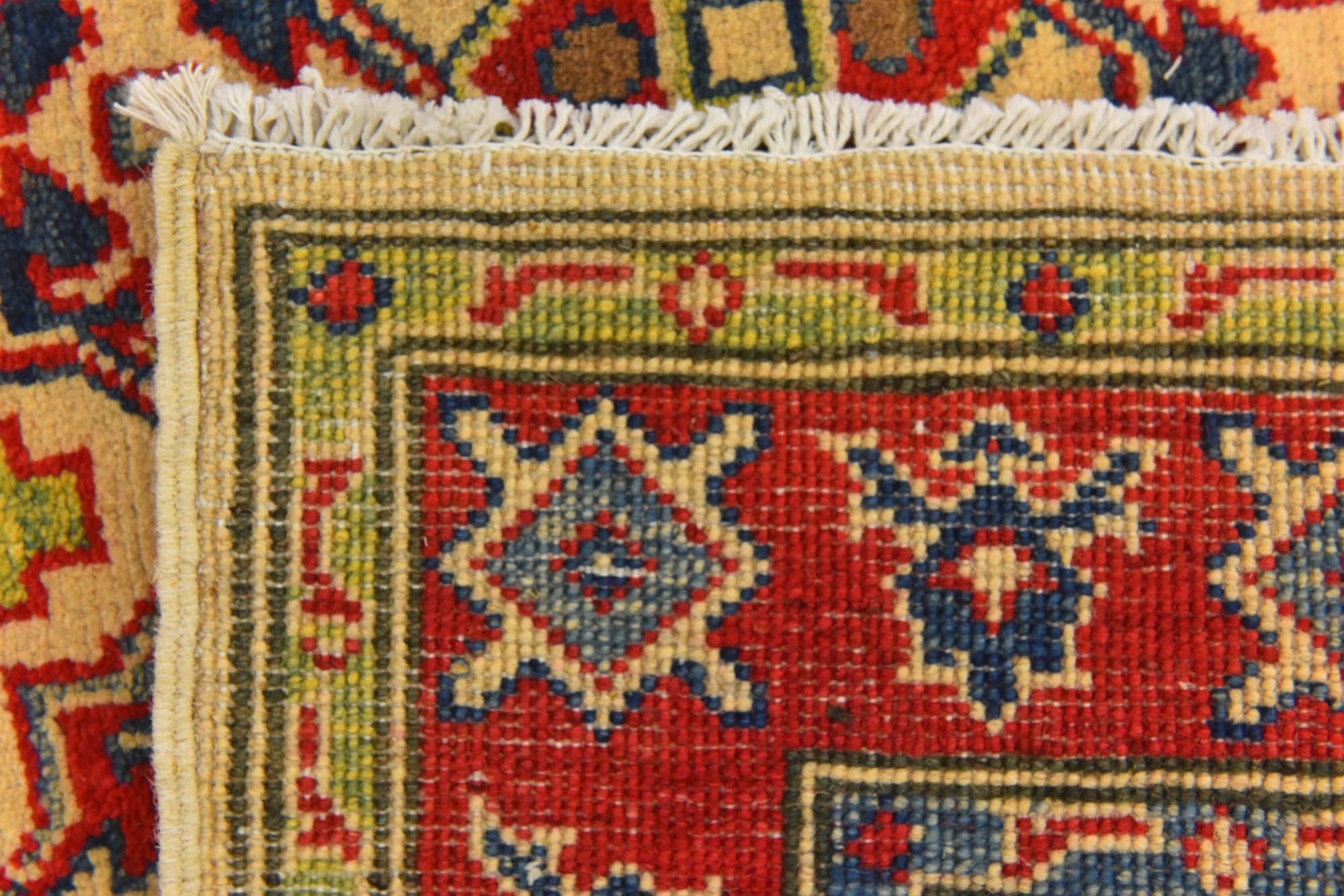 2' 10 x 4' 3 Hand Knotted Kazak Rug