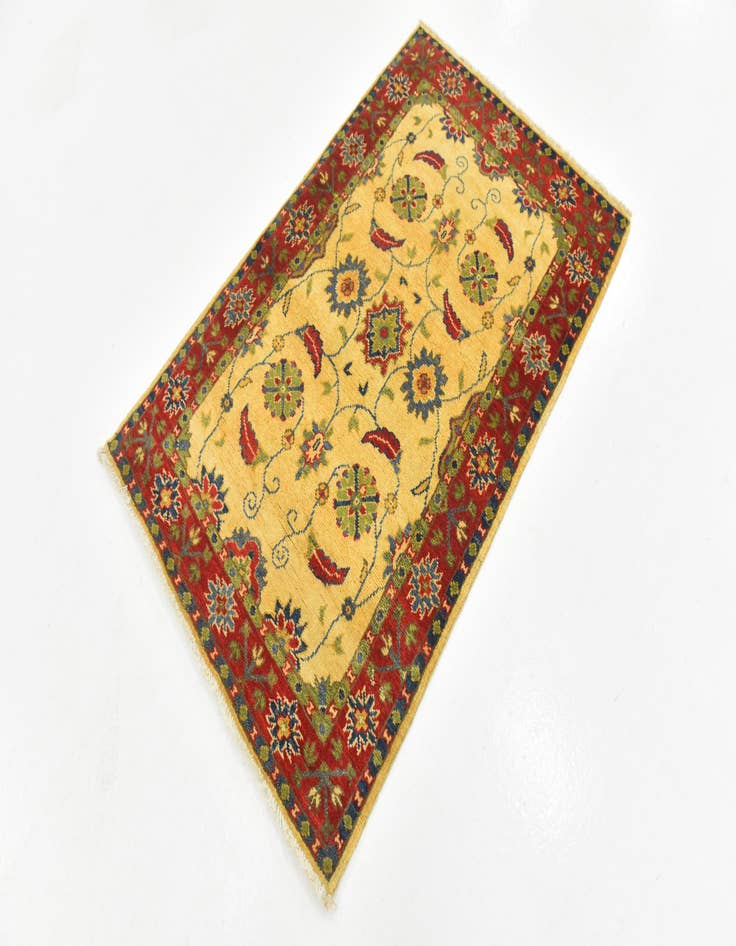 Detail image of 2' 7 x 4' 2 Hand Knotted Kazak Rug