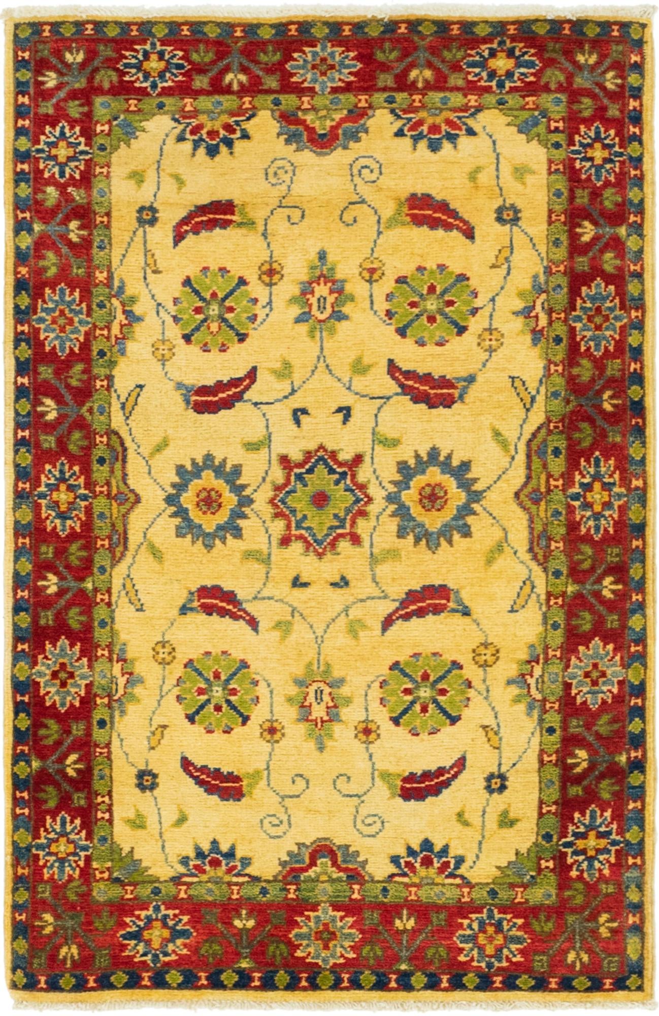 2' 7 x 4' 2 Hand Knotted Kazak Rug