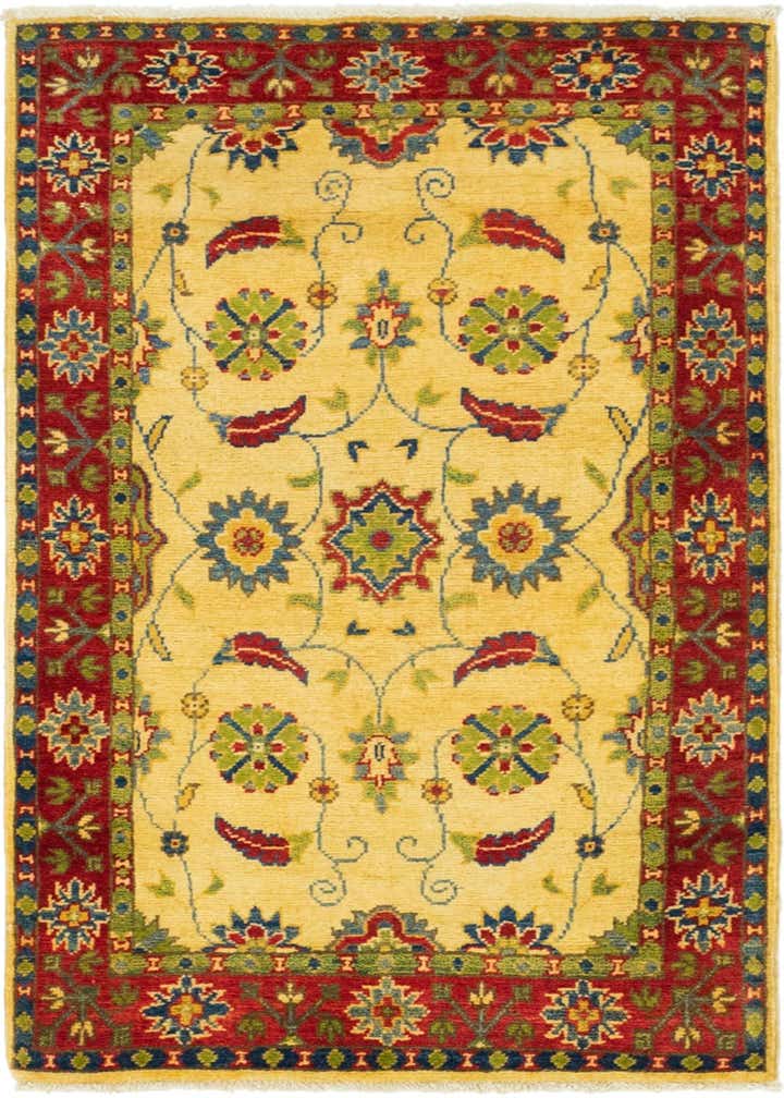 2' 7 x 4' 2 Hand Knotted Kazak Rug