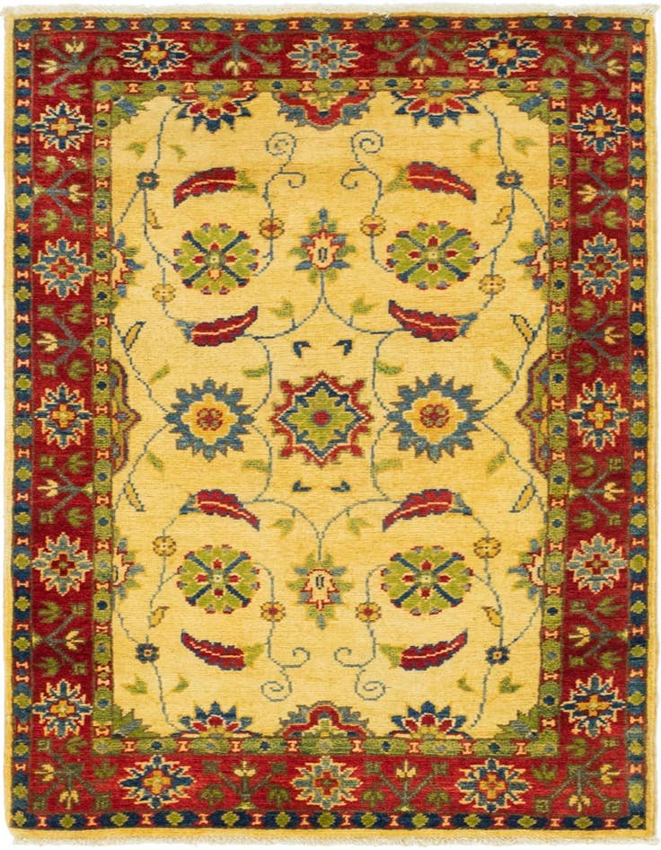 Detail image of 2' 7 x 4' 2 Hand Knotted Kazak Rug