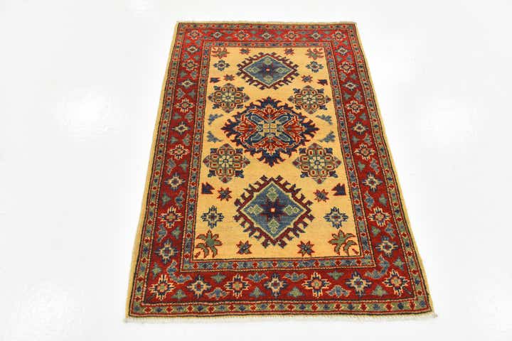 2' 8 x 4' Hand Knotted Kazak Rug