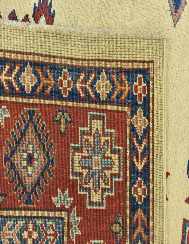 Detail image of 6' 2 x 9' 3  Hand Knotted Kazak Rug