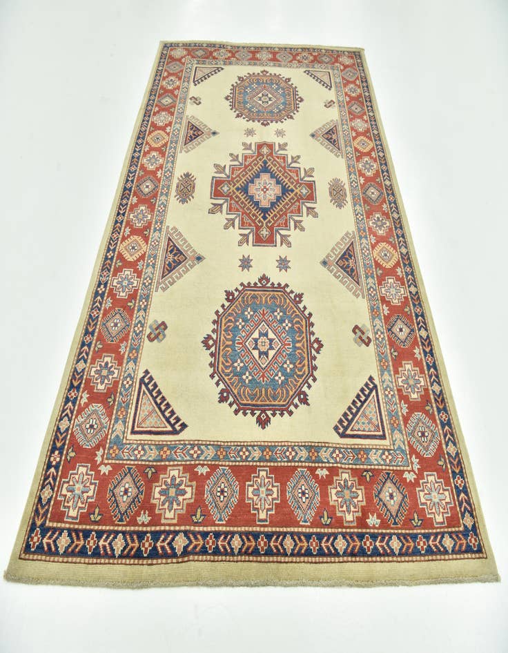Detail image of 6' 2 x 9' 3  Hand Knotted Kazak Rug