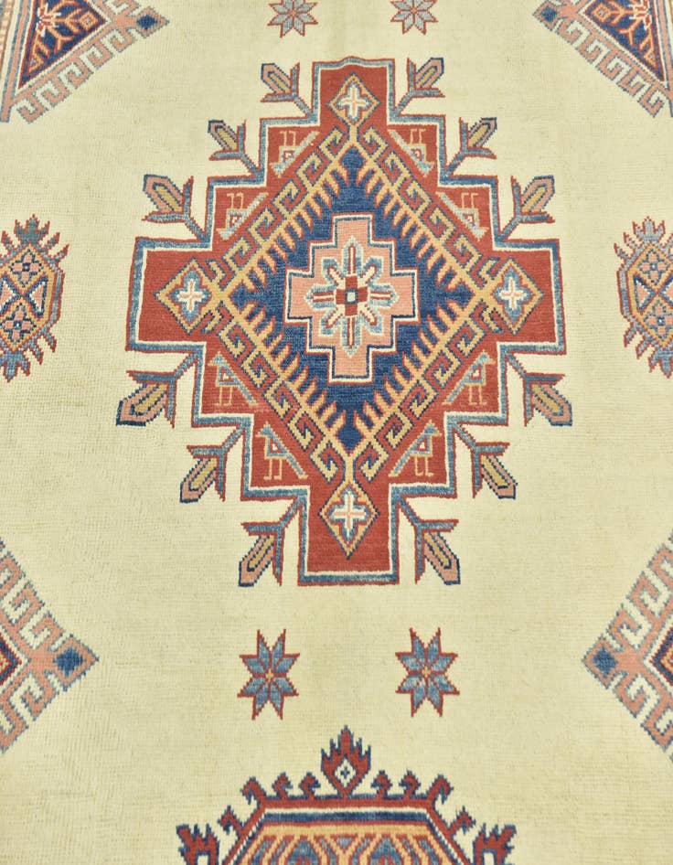 Detail image of 6' 2 x 9' 3  Hand Knotted Kazak Rug