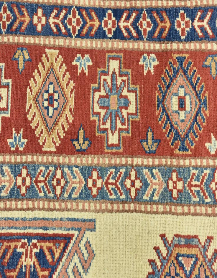 Detail image of 6' 2 x 9' 3  Hand Knotted Kazak Rug