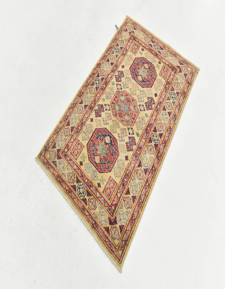 Detail image of 2' 7 x 4' 1  Hand Knotted Kazak Oriental Rug