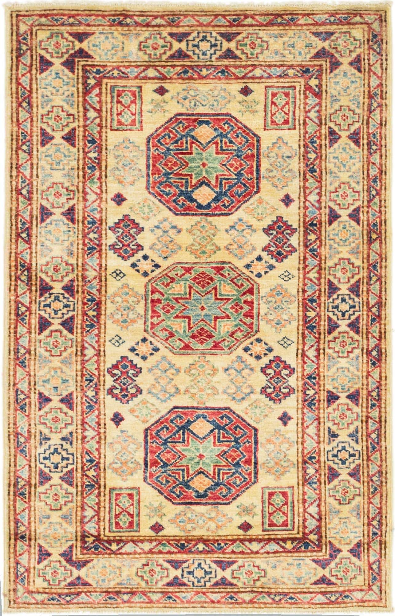 2' 7 x 4' 1 Hand Knotted Kazak Oriental Rug