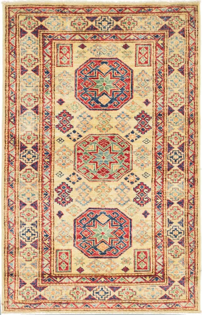 2' 7 x 4' 1 Hand Knotted Kazak Oriental Rug