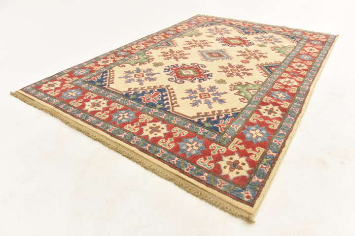 3' 11 x 5' 9 Hand Knotted Kazak Rug