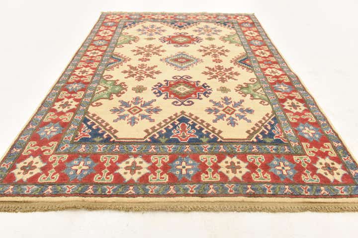 3' 11 x 5' 9 Hand Knotted Kazak Rug