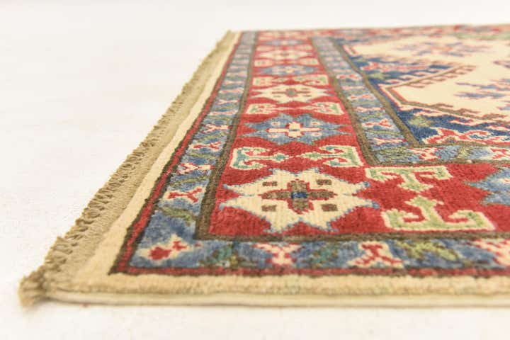 3' 11 x 5' 9 Hand Knotted Kazak Rug