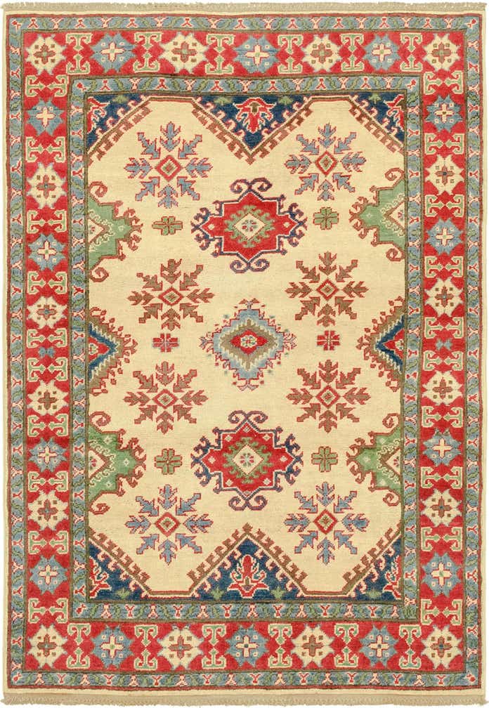 3' 11 x 5' 9 Hand Knotted Kazak Rug