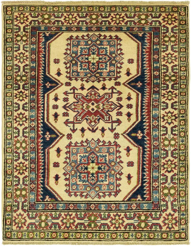Detail image of 2' 8 x 4' 5 Hand Knotted Kazak Rug