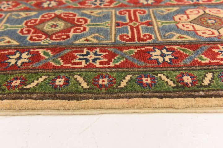 6' 6 x 9' 8 Hand Knotted Kazak Rug