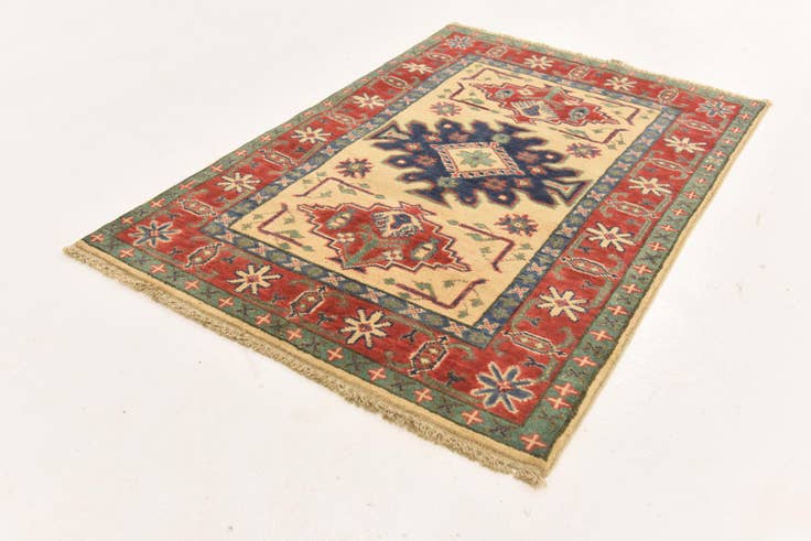 Detail image of 2' 7 x 3' 9 Hand Knotted Kazak Rug