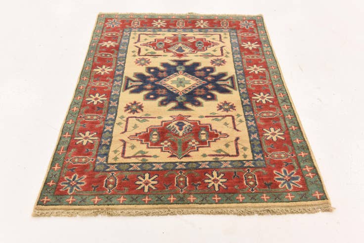 Detail image of 2' 7 x 3' 9 Hand Knotted Kazak Rug