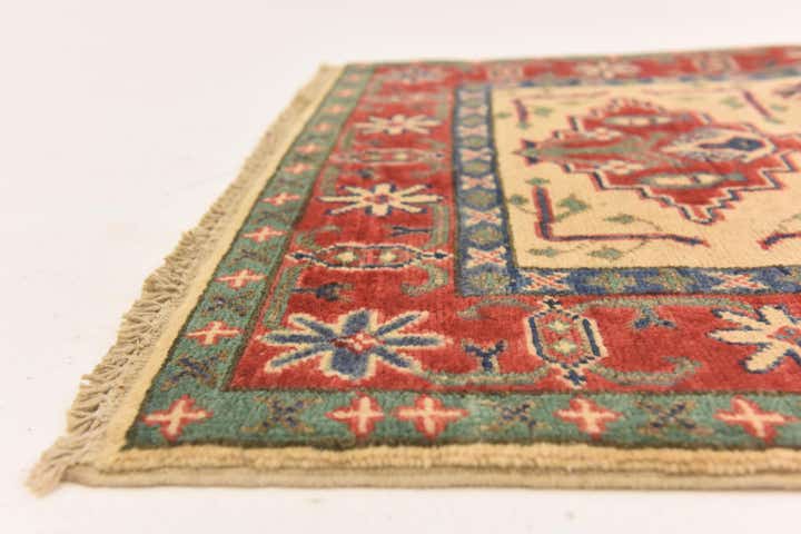 2' 7 x 3' 9 Hand Knotted Kazak Rug