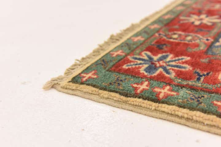 2' 7 x 3' 9 Hand Knotted Kazak Rug
