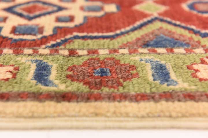 6' 3 x 8' 10 Hand Knotted Kazak Rug