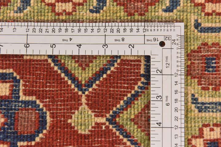 6' 3 x 8' 10 Hand Knotted Kazak Rug