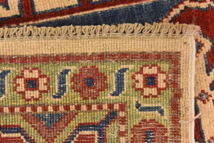 6' 3 x 8' 10 Hand Knotted Kazak Rug