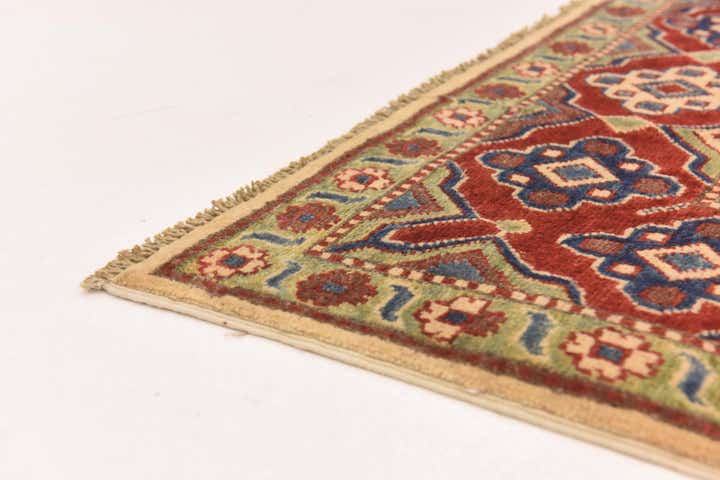 6' 3 x 8' 10 Hand Knotted Kazak Rug