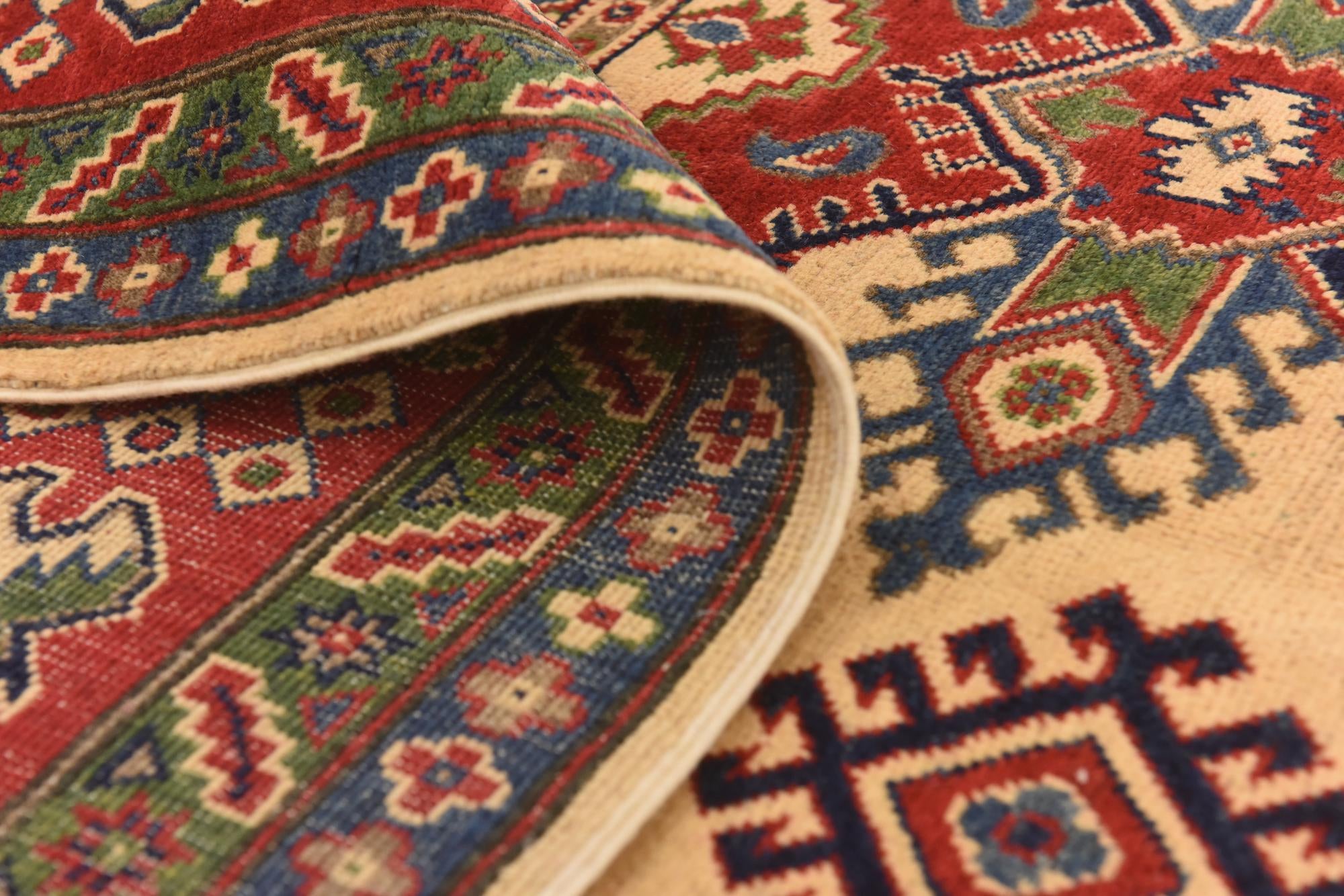 205cm x 290cm anudado a mano Kazak Alfombra
