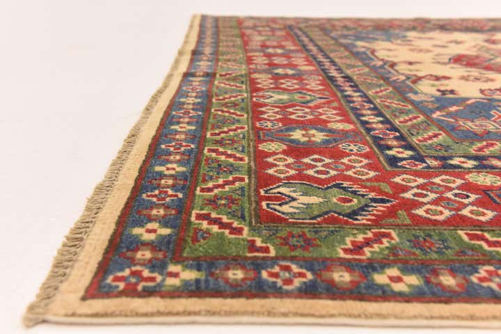 6' 8 x 9' 7 Hand Knotted Kazak Rug