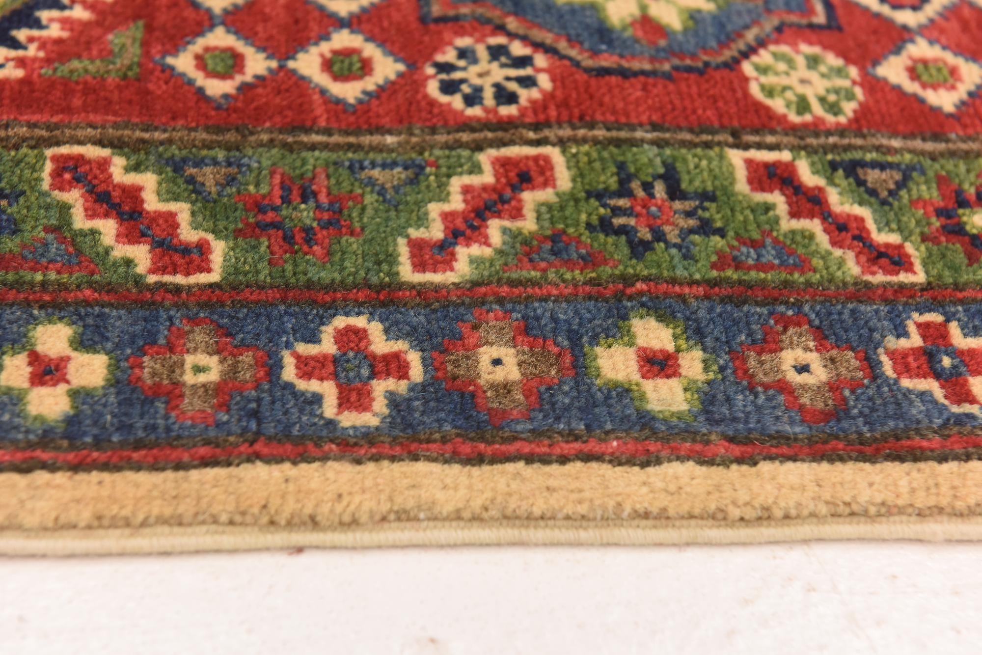 205cm x 290cm anudado a mano Kazak Alfombra
