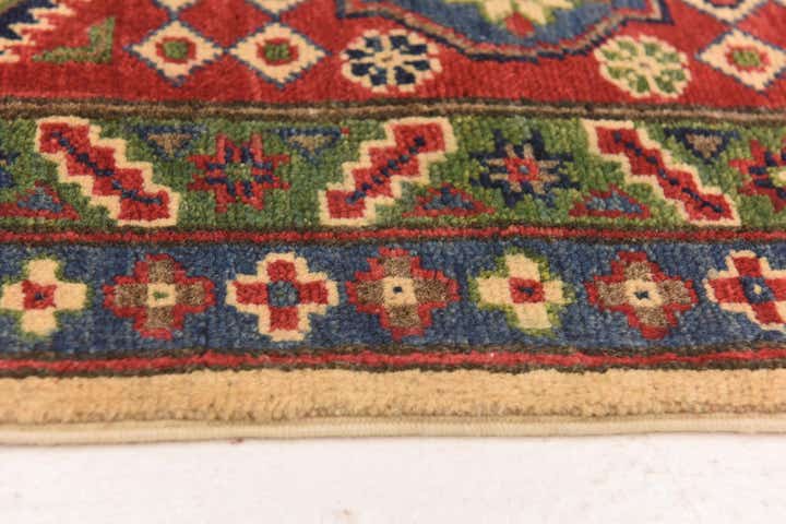 6' 8 x 9' 7 Hand Knotted Kazak Rug