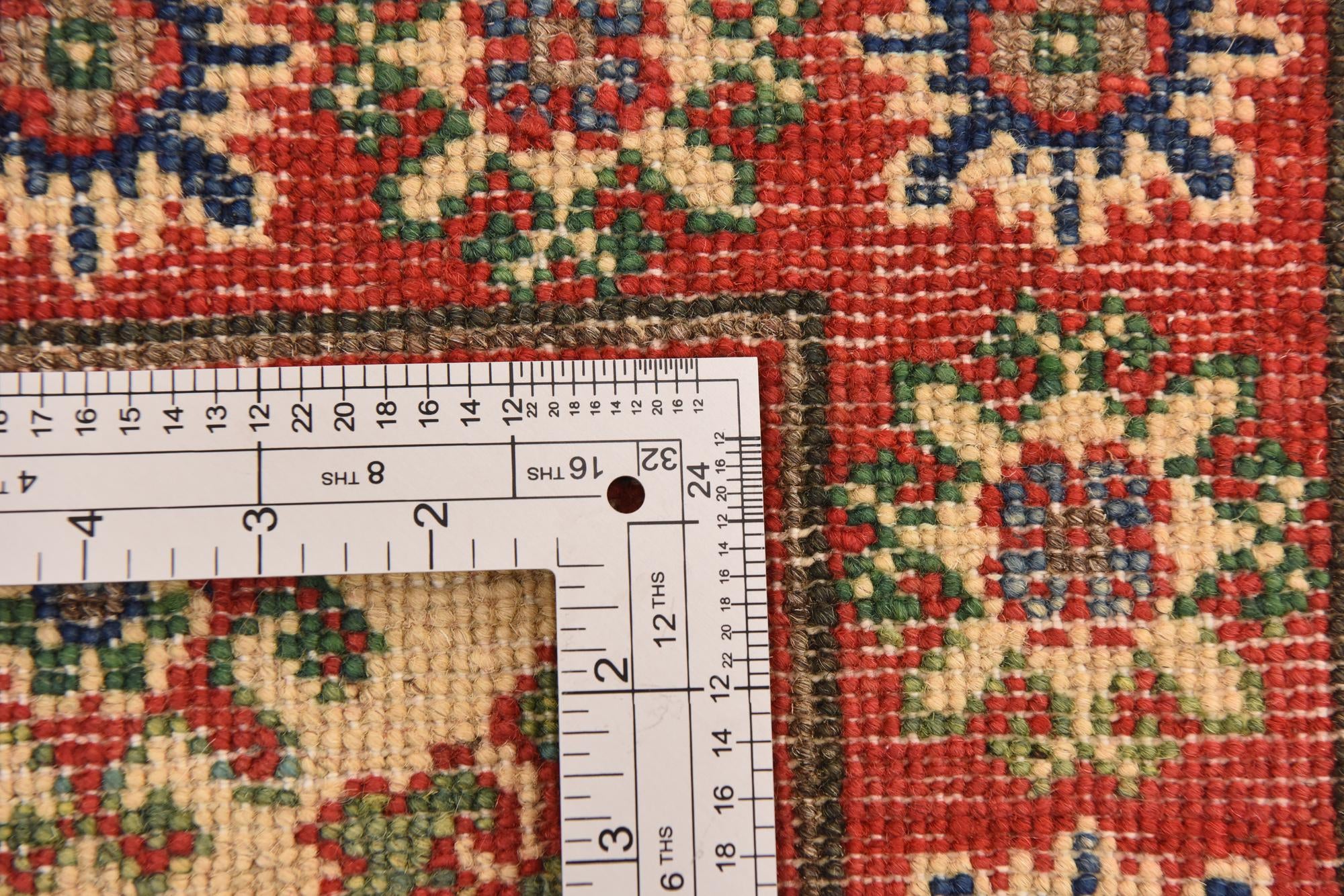 2' 7 x 4' Hand Knotted Kazak Rug