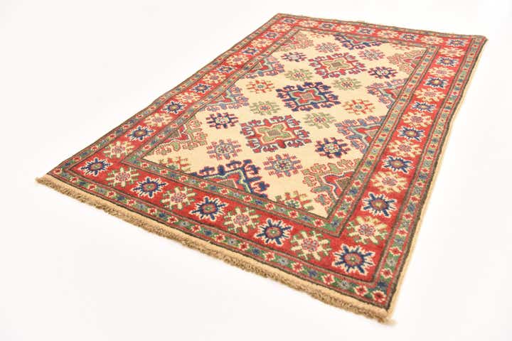 2' 7 x 4' Hand Knotted Kazak Rug