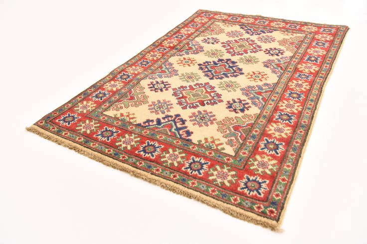 Detail image of 2' 7 x 4' Hand Knotted Kazak Rug