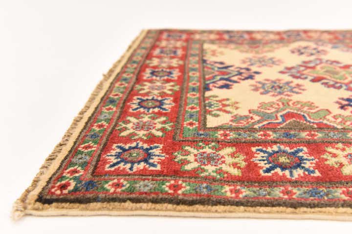 2' 7 x 4' Hand Knotted Kazak Rug