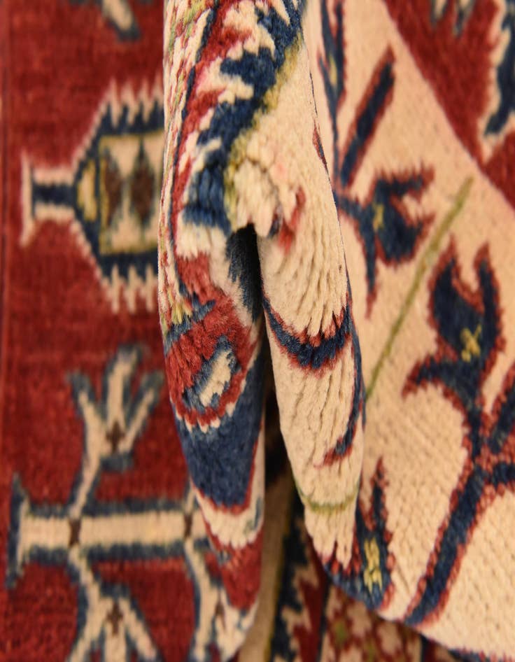 Detail image of 2' 7 x 4' 2  Hand Knotted Kazak Rug