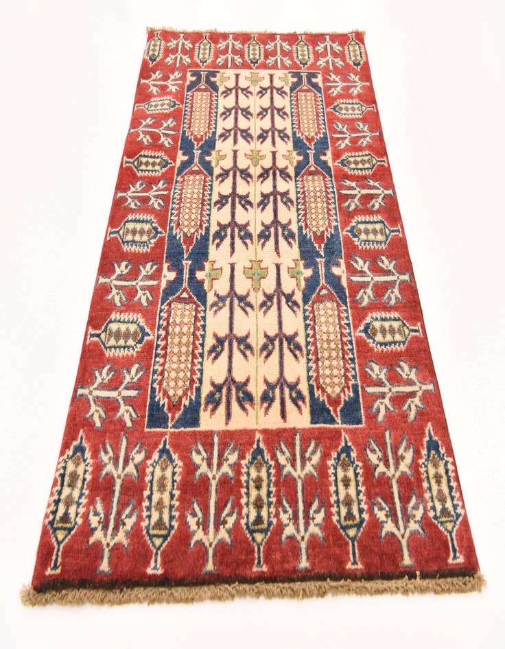 Detail image of 2' 7 x 4' 2  Hand Knotted Kazak Rug