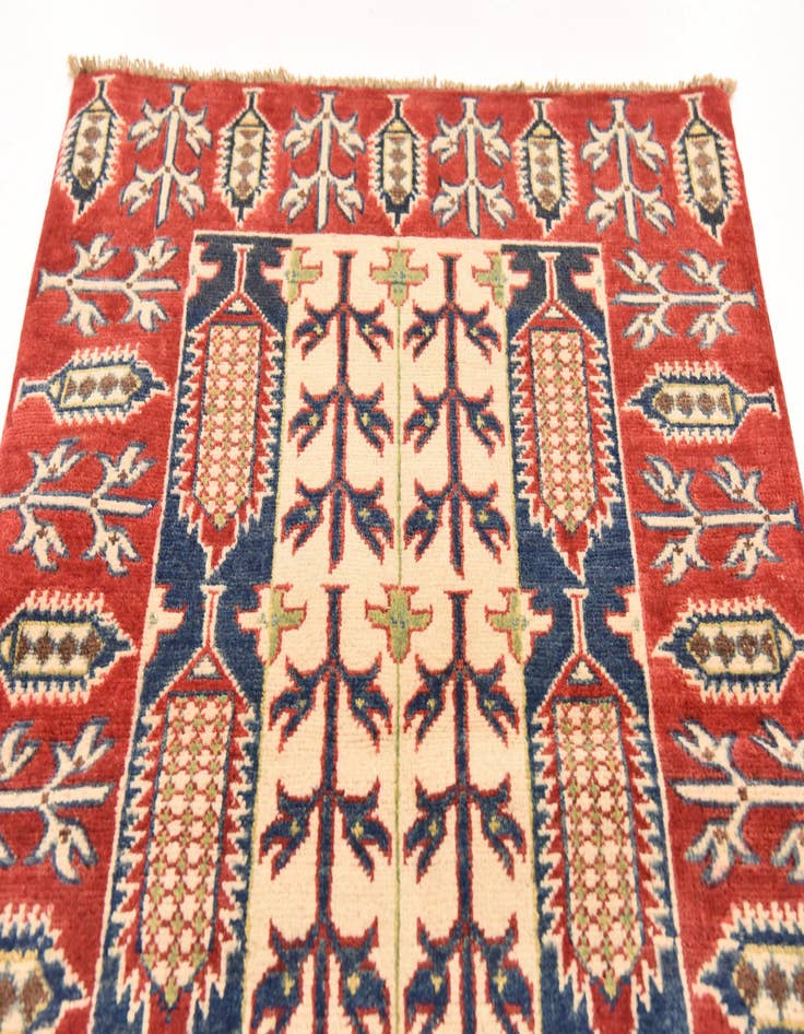 Detail image of 2' 7 x 4' 2  Hand Knotted Kazak Rug