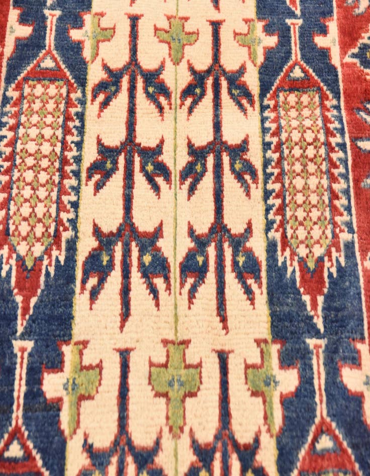 Detail image of 2' 7 x 4' 2  Hand Knotted Kazak Rug