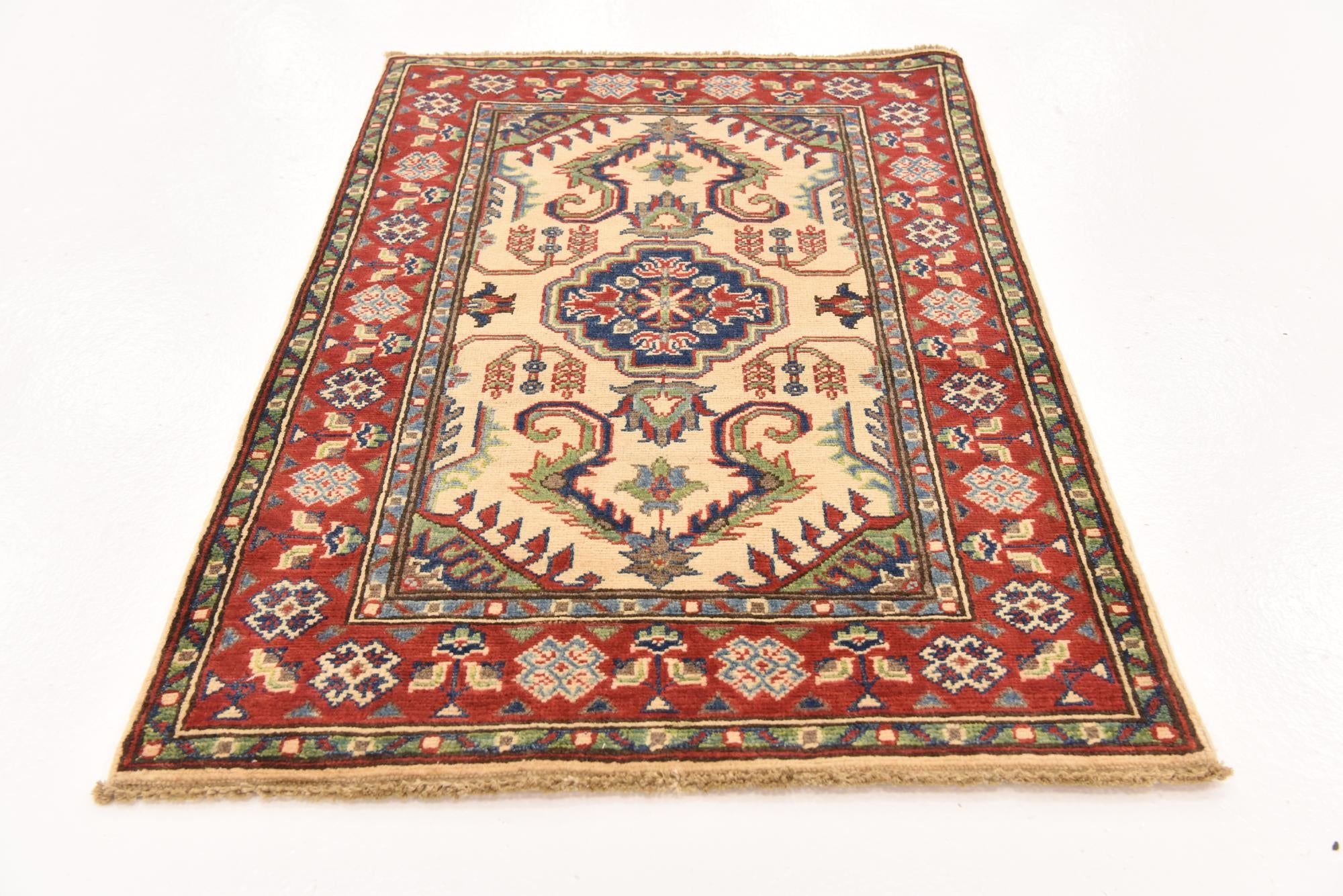 2' 7 x 4' 1 Hand Knotted Kazak Rug