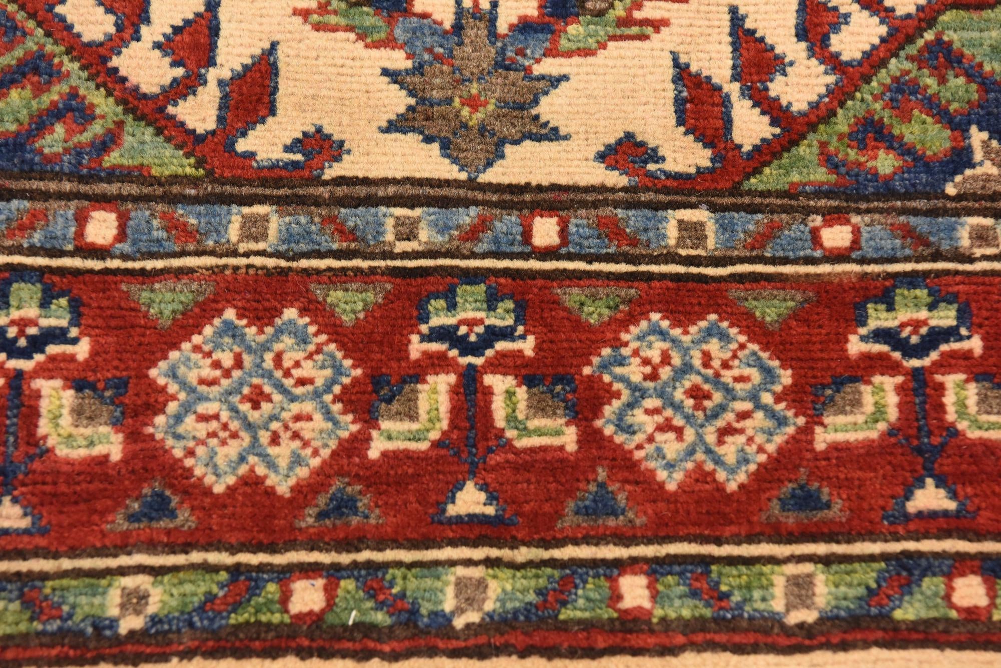 2' 7 x 4' 1 Hand Knotted Kazak Rug