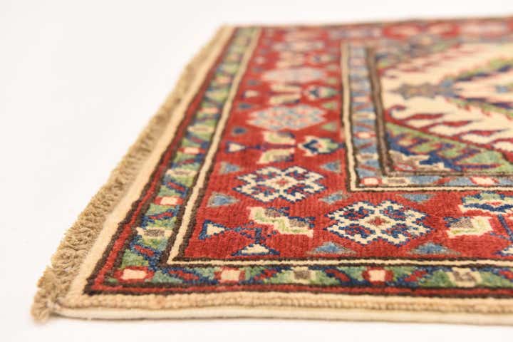 2' 7 x 4' 1 Hand Knotted Kazak Rug