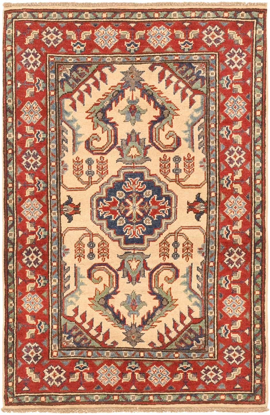 2' 7 x 4' 1 Hand Knotted Kazak Rug