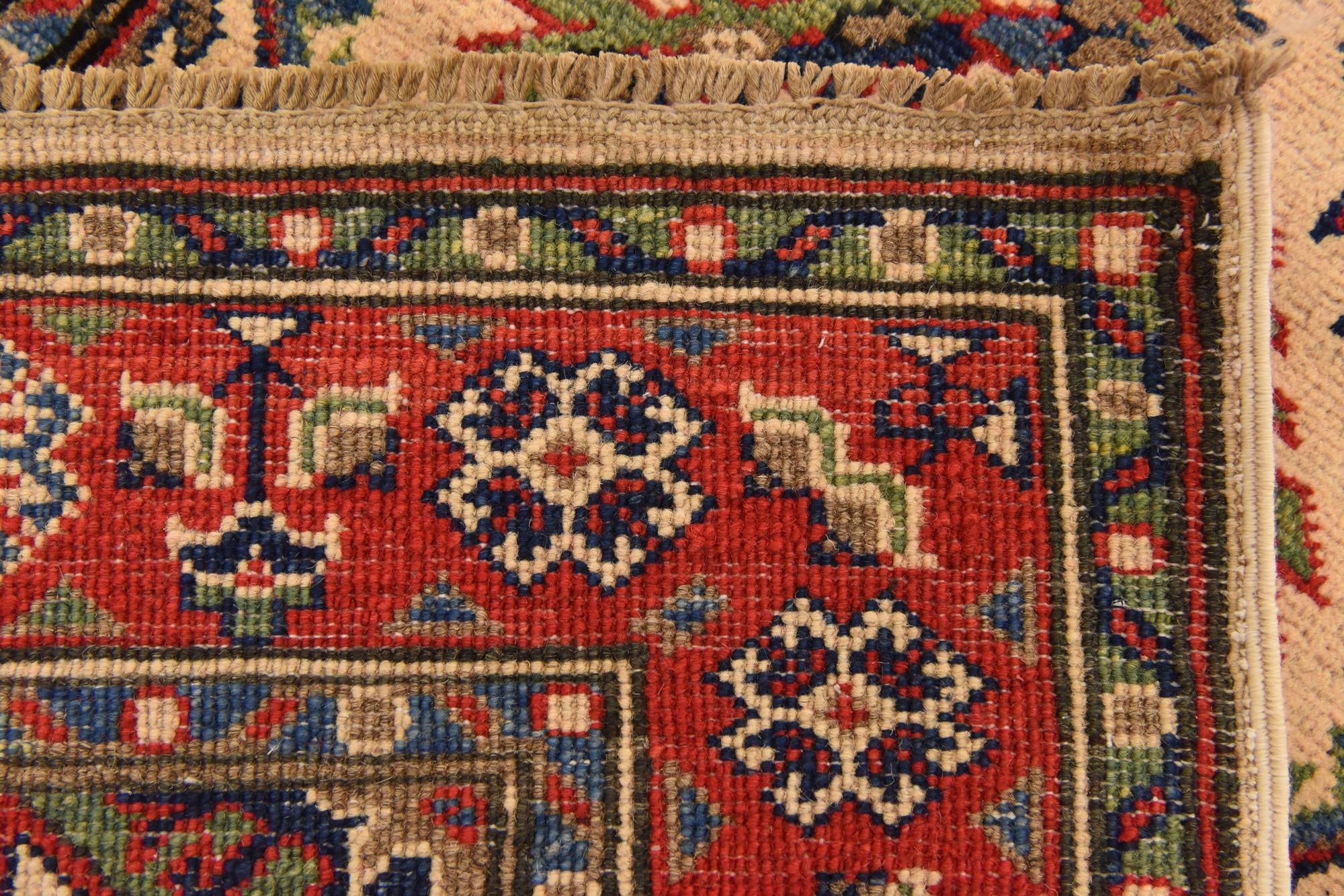 2' 7 x 4' 2 Hand Knotted Kazak Rug